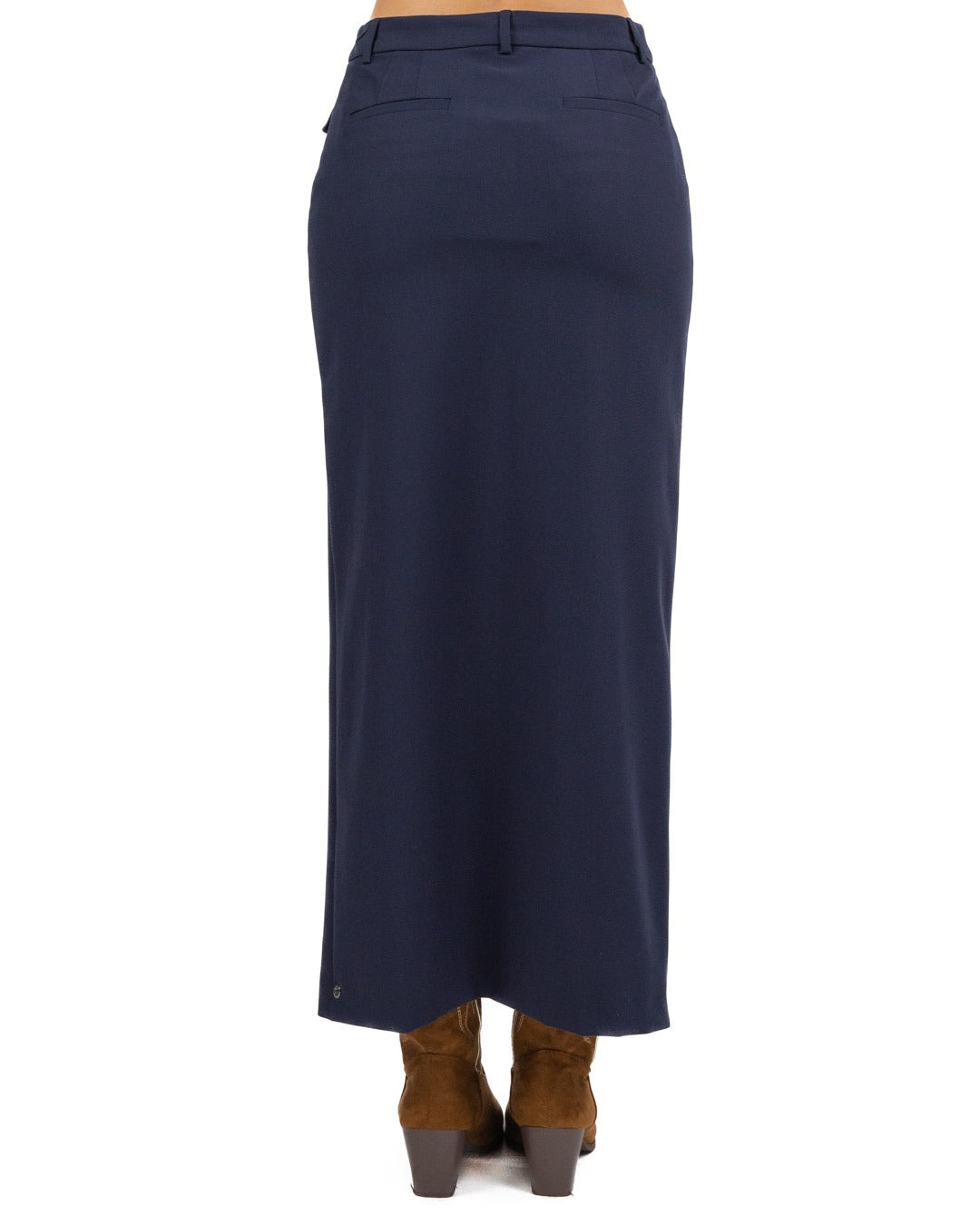 PENNY BLACK - Gonna blu in tessuto tecnico