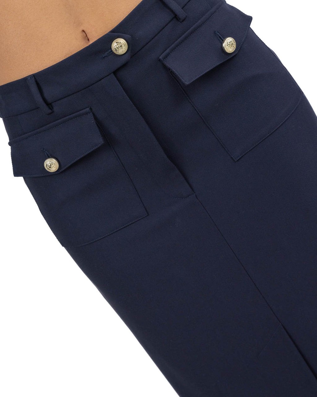 PENNY BLACK - Gonna blu in tessuto tecnico