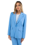 MARELLA - Giacca sfiancata azzurra