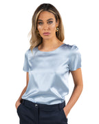Pennyblack - Camicia seta azzurro