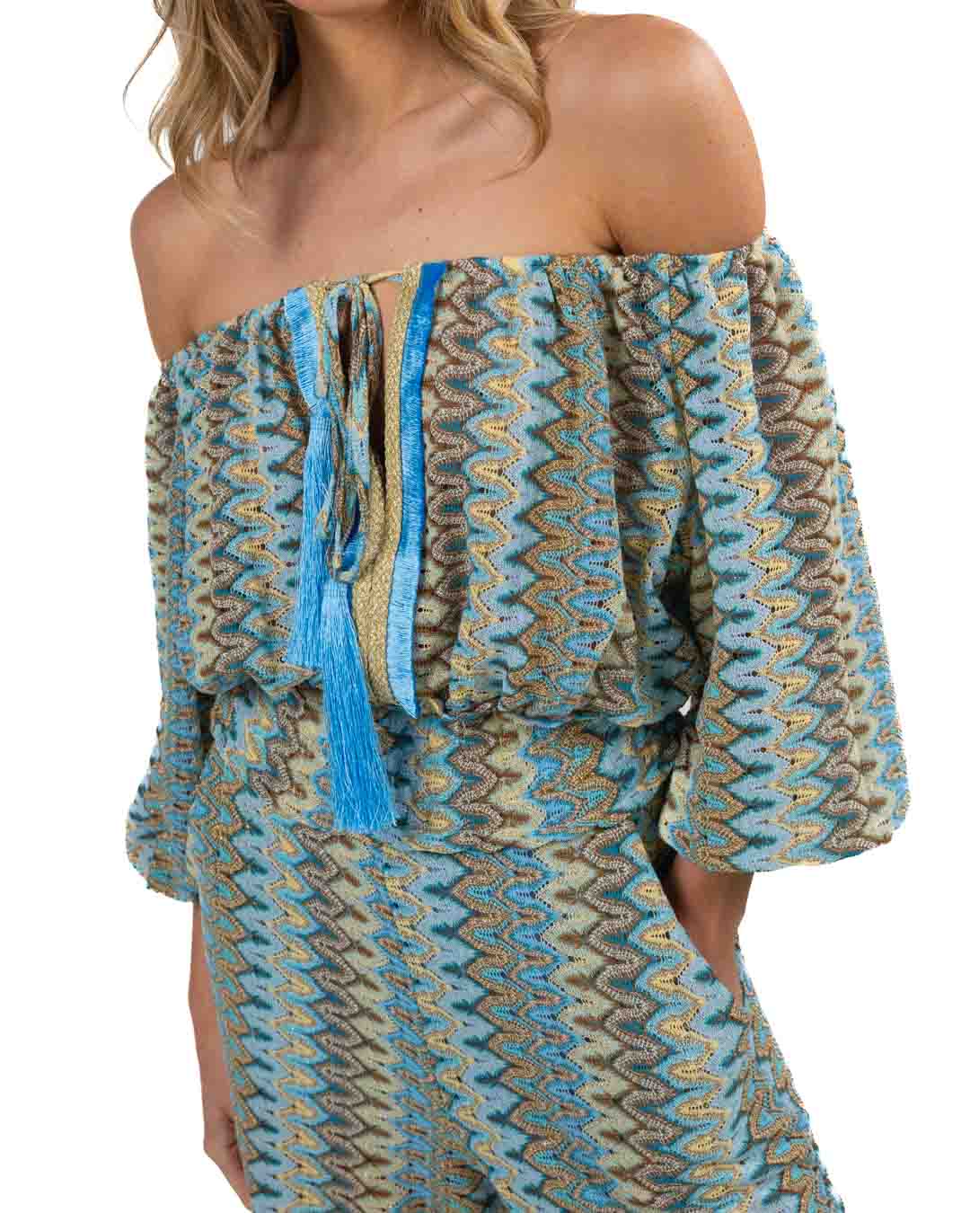 PHO - Abito Oriental Azzurro