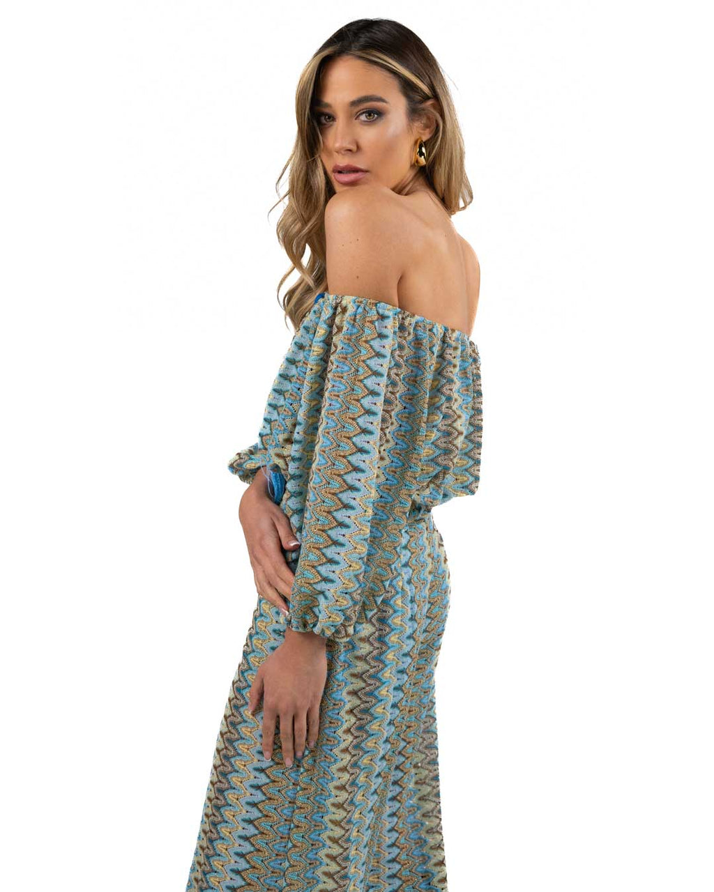 PHO - Abito Oriental Azzurro