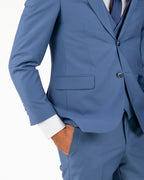 Berti Mode Collection - Completo azzurro polvere tre pezzi