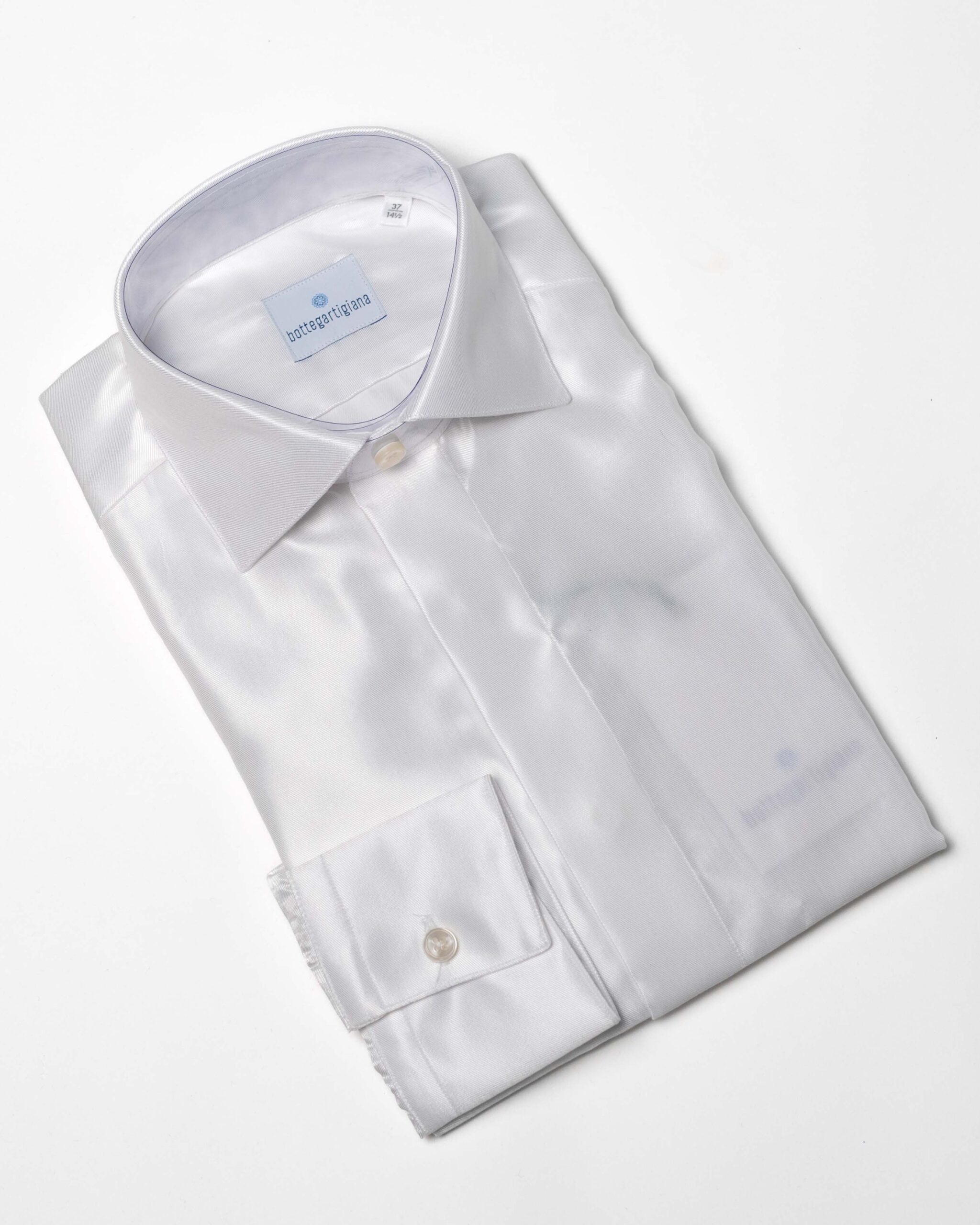 Bottega Artigiana - Camicia bianca effetto satin