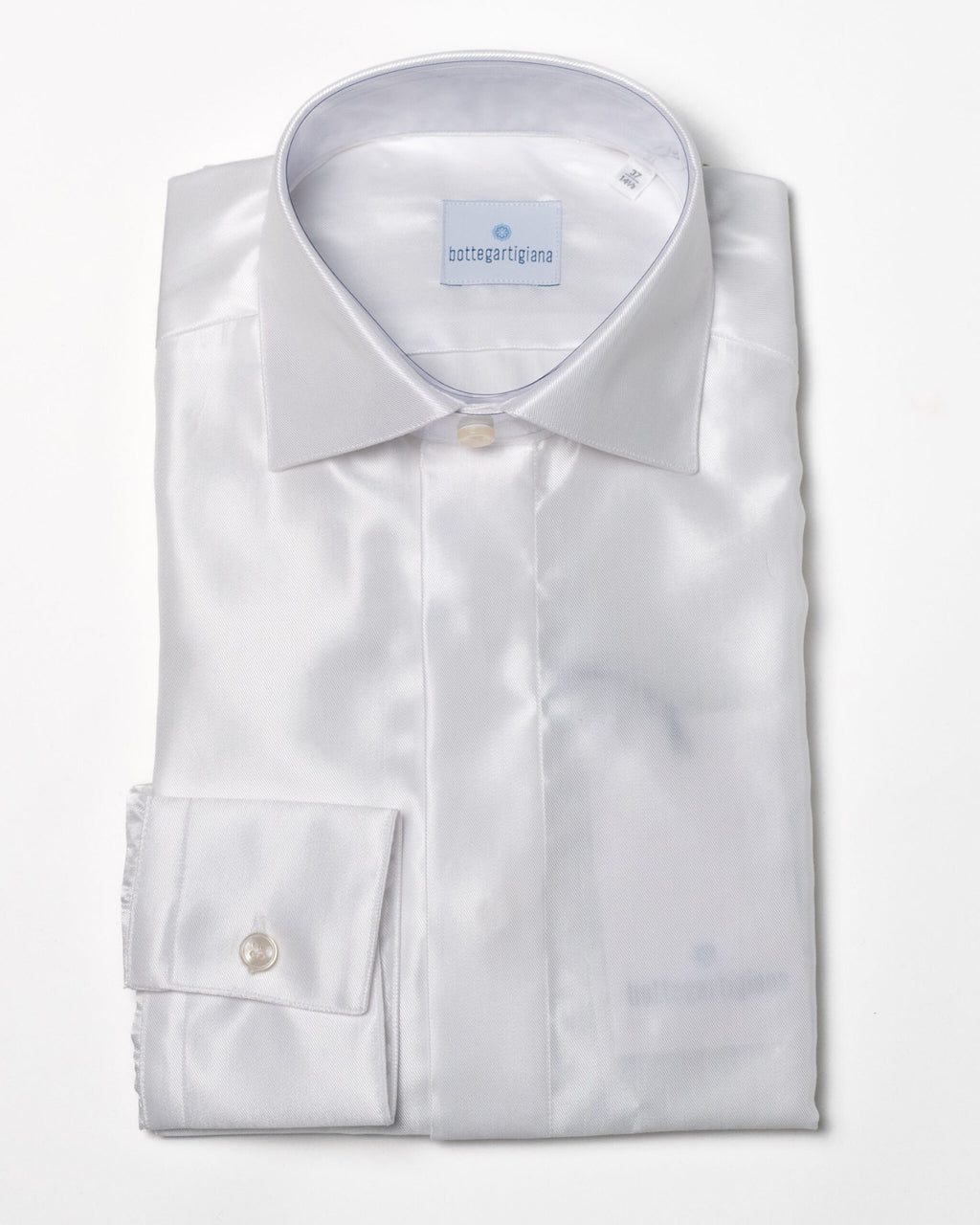 Bottega Artigiana - Camicia bianca effetto satin