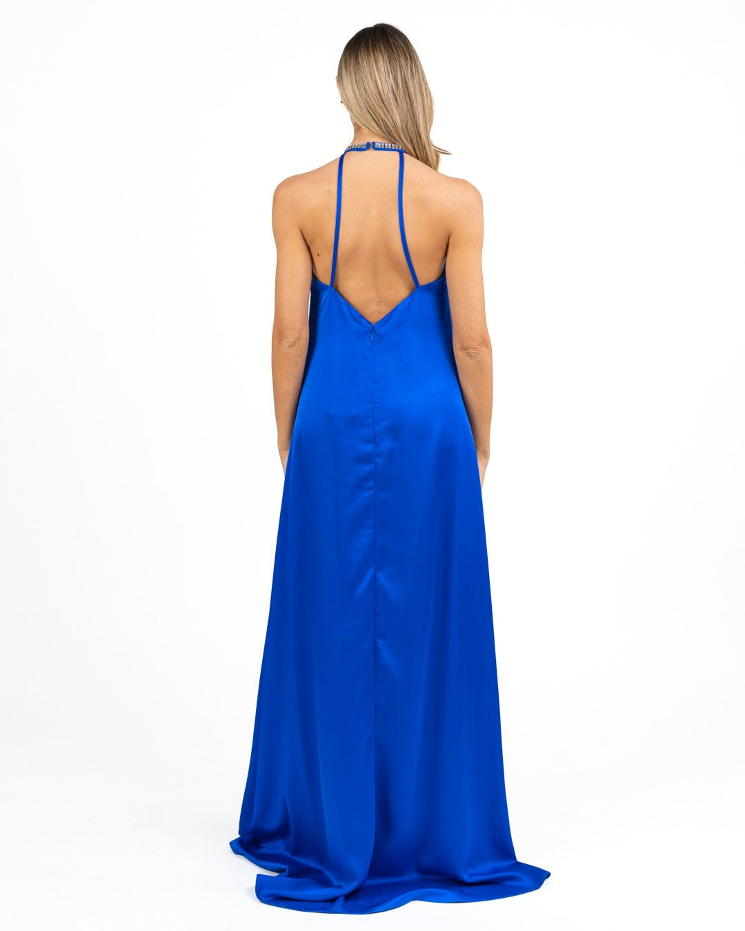 Berti Mode Collection - Abito strass blu