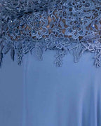 Berti Mode Collection - Abito lungo azzurro