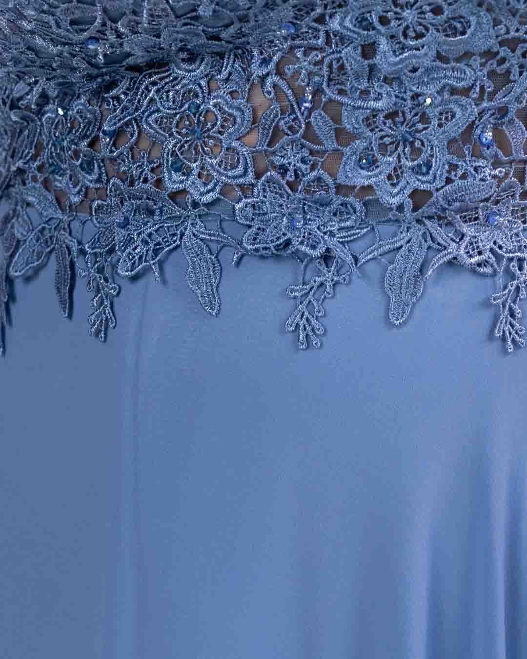 Berti Mode Collection - Abito lungo azzurro