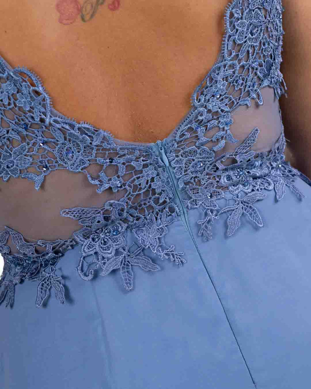 Berti Mode Collection - Abito lungo azzurro