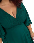Berti Mode Collection - Abito lungo verde
