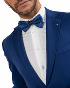 Langella - Abito punto milano bluette