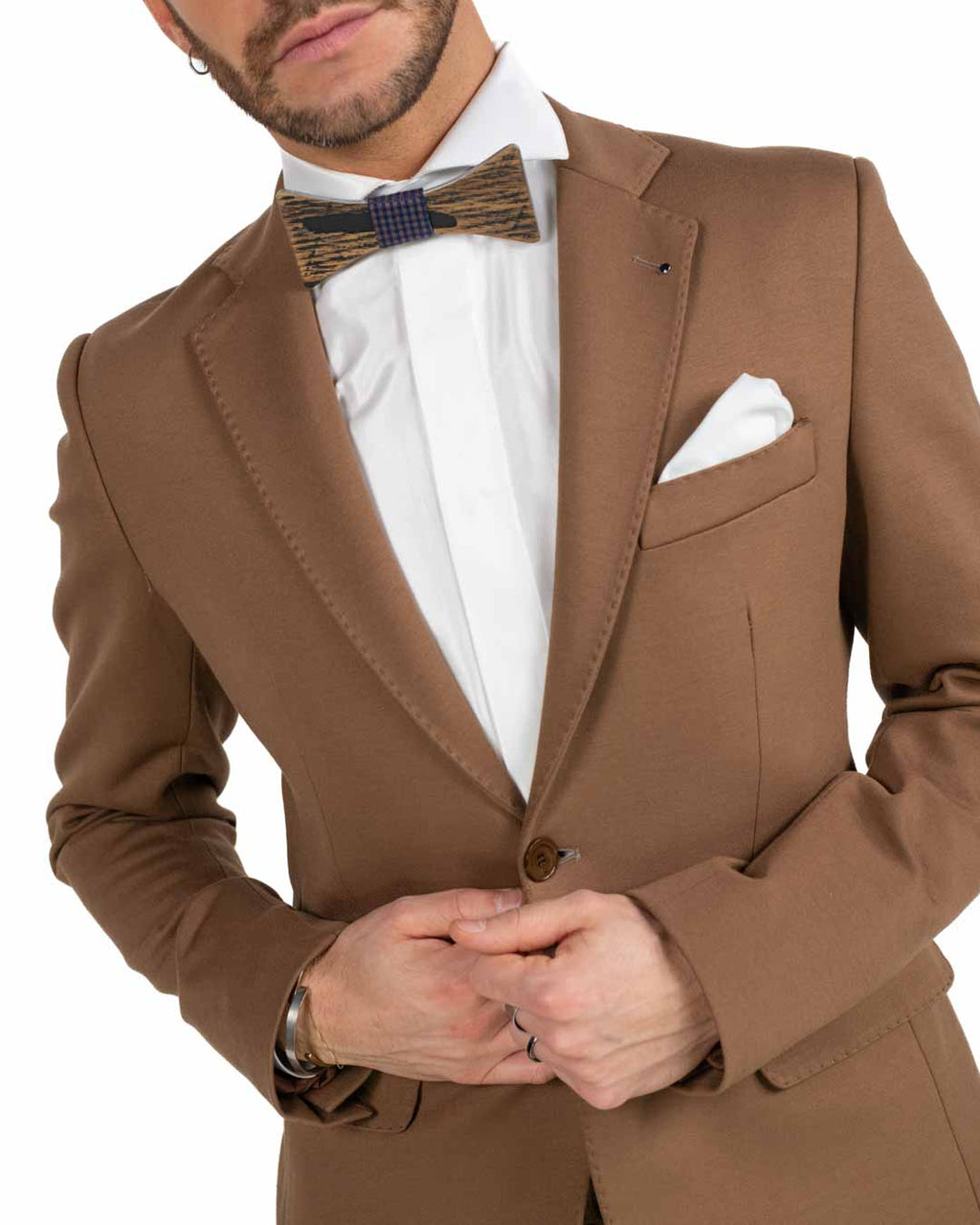 Langella - Abito punto milano fango