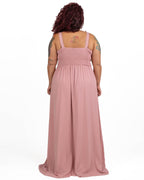 Berti Mode Collection - Abito lungo rosa cipria