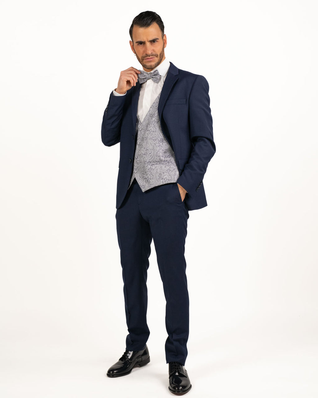 Paolo Da Ponte - Gilet paisley perla