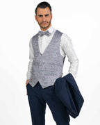 Paolo Da Ponte - Gilet paisley perla