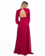 Berti Mode Collection - Abito lungo rosso