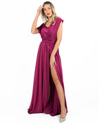 Berti Mode Collection - Abito lungo magenta