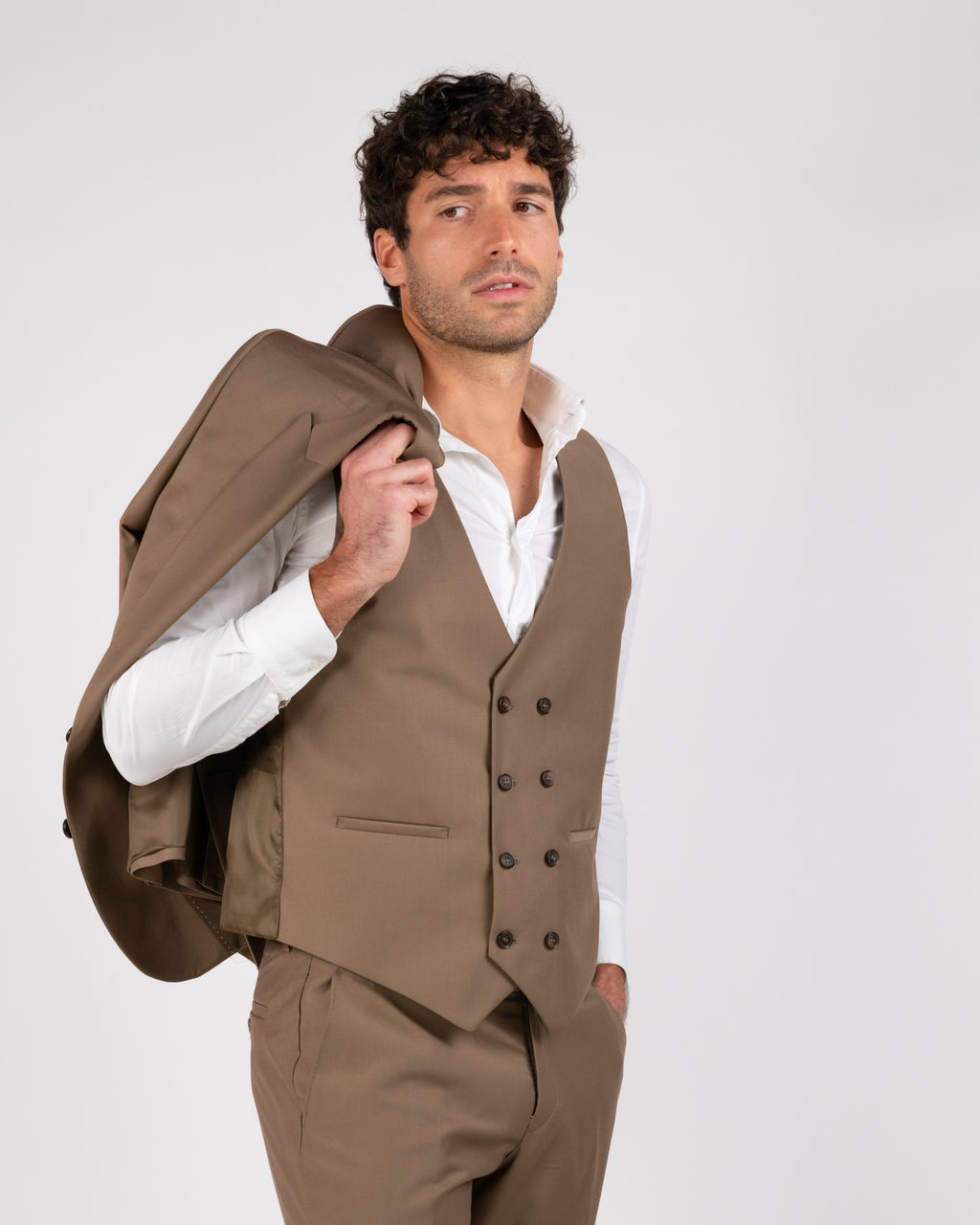 Berti Mode Collection - Completo tre pezzi fango