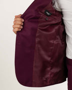 Langella - Completo stretch colore vino