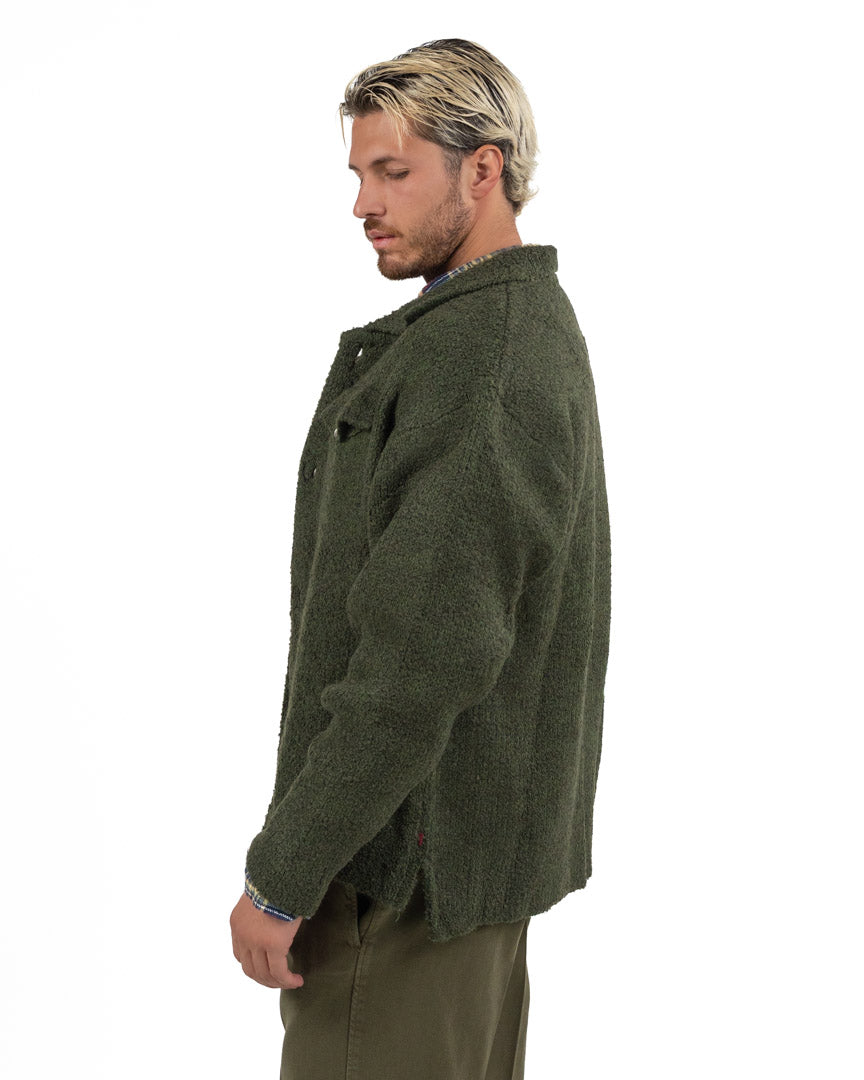 Giacca / Overshirt in Lana Lavorata - Telacruda