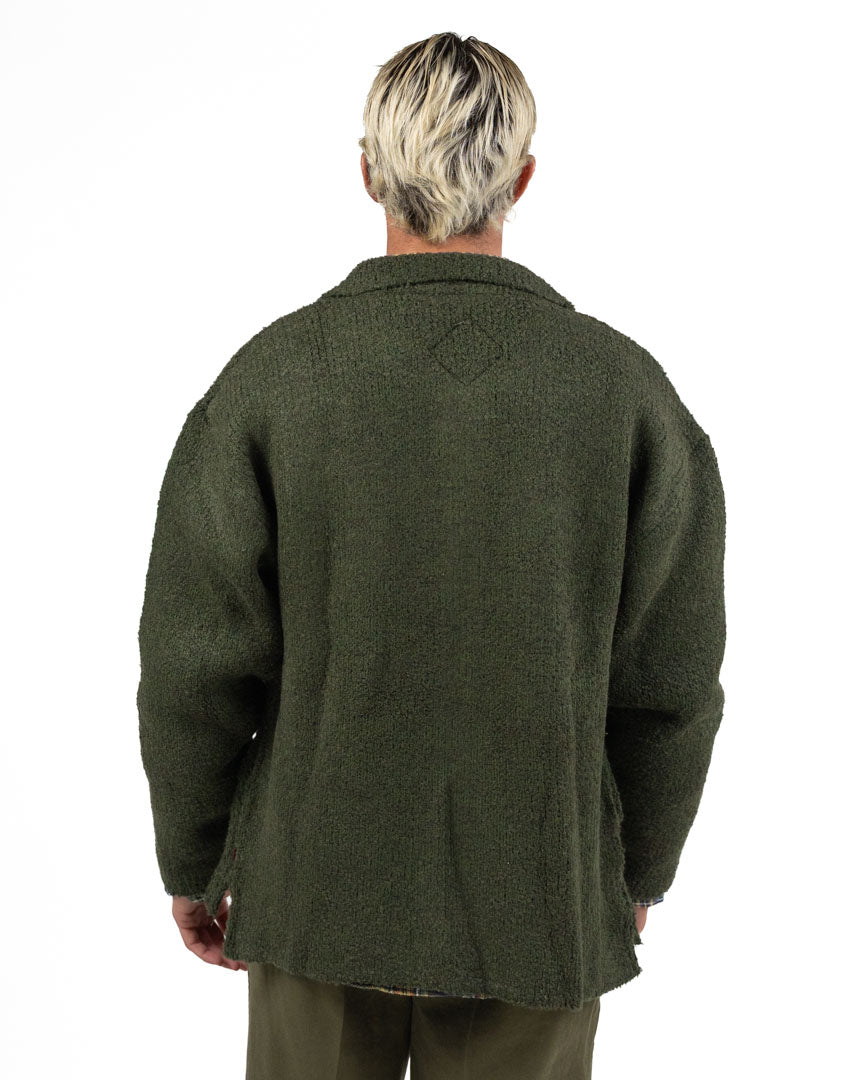 Giacca / Overshirt in Lana Lavorata - Telacruda