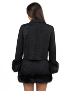 Giacca In Tweed Bouclé Con Bottoni Dorati - Gaudì