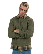 Maglione Lavorato a Trecce - Berti Mode Collection