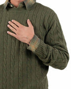 Maglione Lavorato a Trecce - Berti Mode Collection