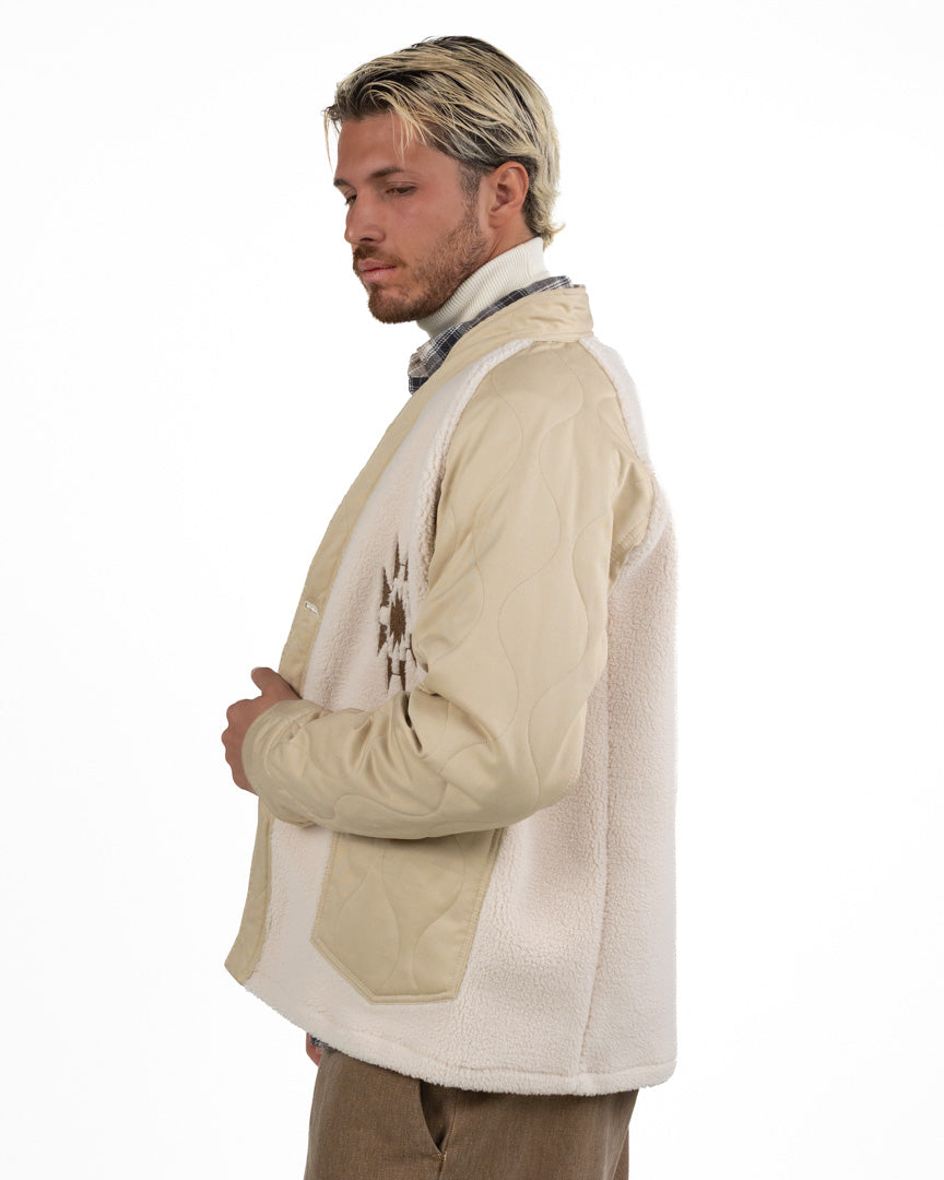 Giacca Fleece in Teddy - Telacruda
