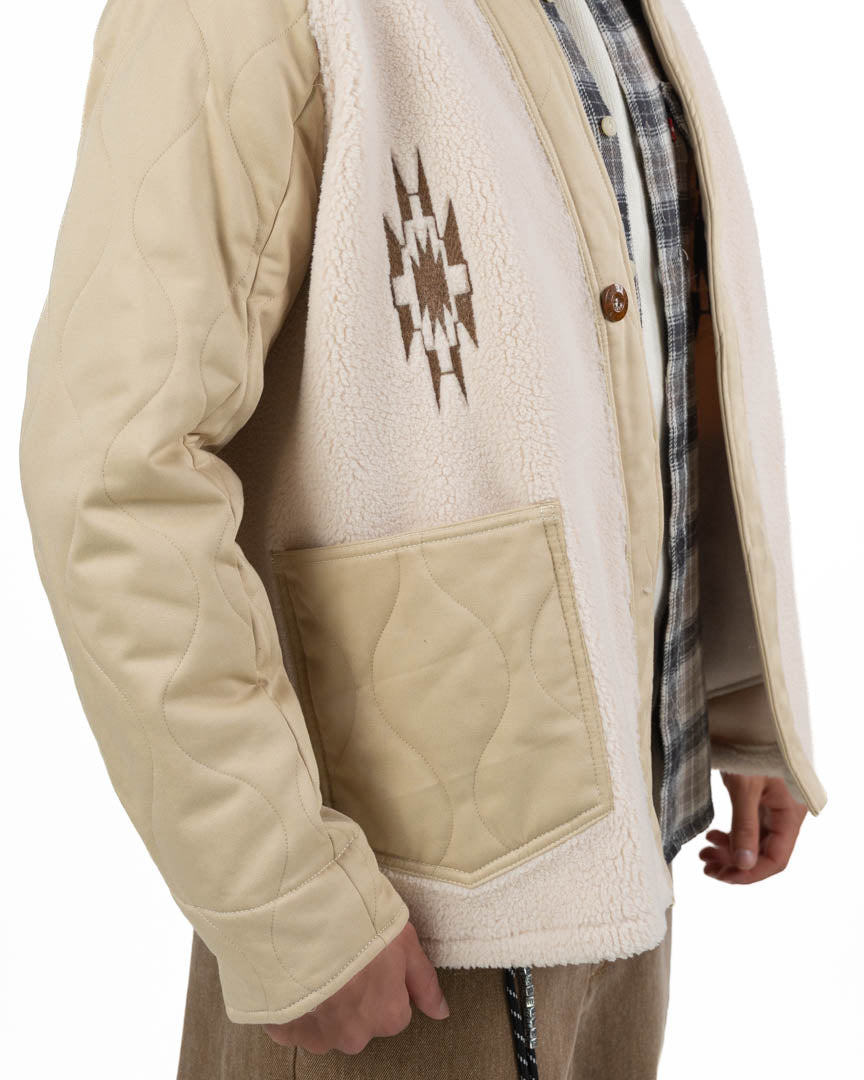 Giacca Fleece in Teddy - Telacruda