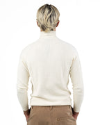 Maglione Dolcevita in Maglia Finemente Lavorata - Over/D