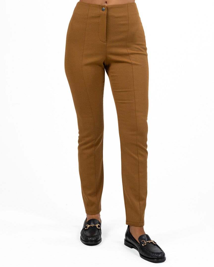 Pantaloni Tabacco a Slim Fit - Pennyblack