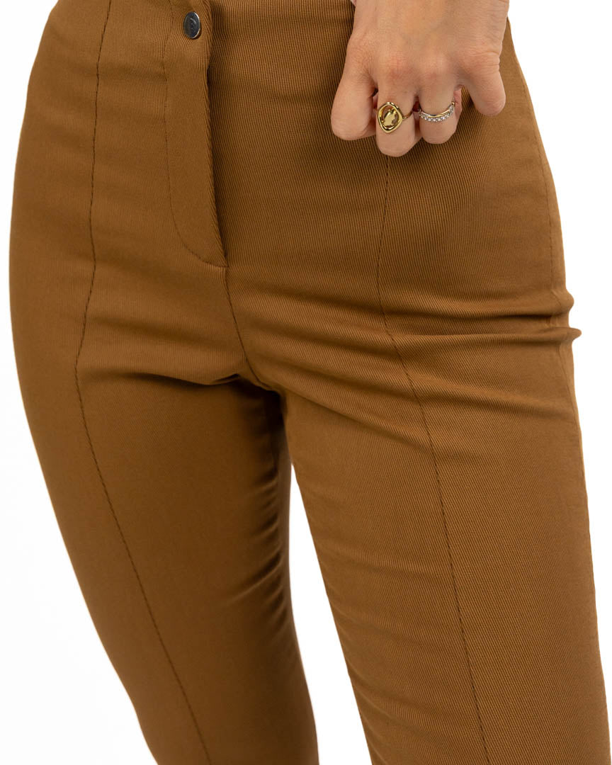Pantaloni Tabacco a Slim Fit - Pennyblack