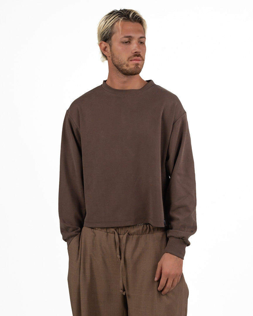 Maglia Boxy a Maniche Lunghe - Imperial
