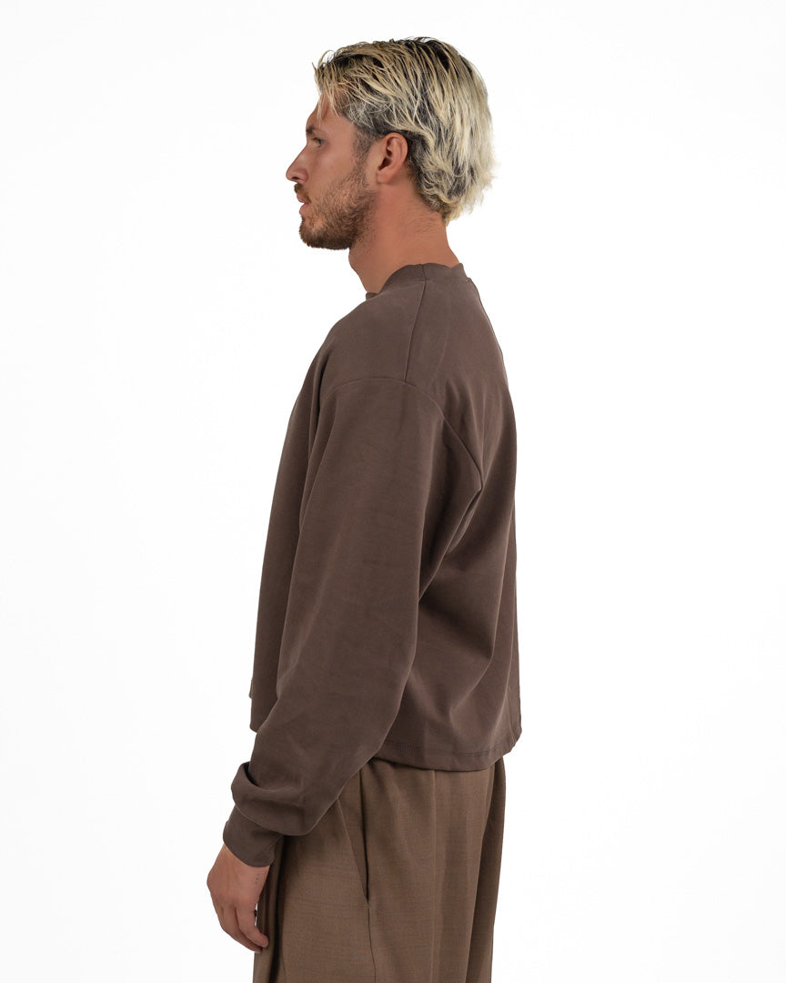 Maglia Boxy a Maniche Lunghe - Imperial