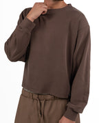 Maglia Boxy a Maniche Lunghe - Imperial