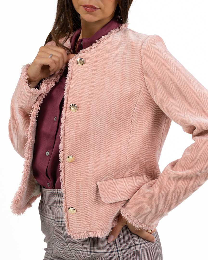 Giacca Stile Chanel con Frange - Emme Marella