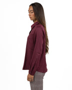 Camicia in Satin Bordeaux - Emme Marella