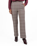 Pantalone a Quadri con Risvolto - Emme Marella