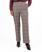 Pantalone a Quadri con Risvolto - Emme Marella