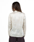 Camicia in Satin a Stampa Floreale - Pennyblack