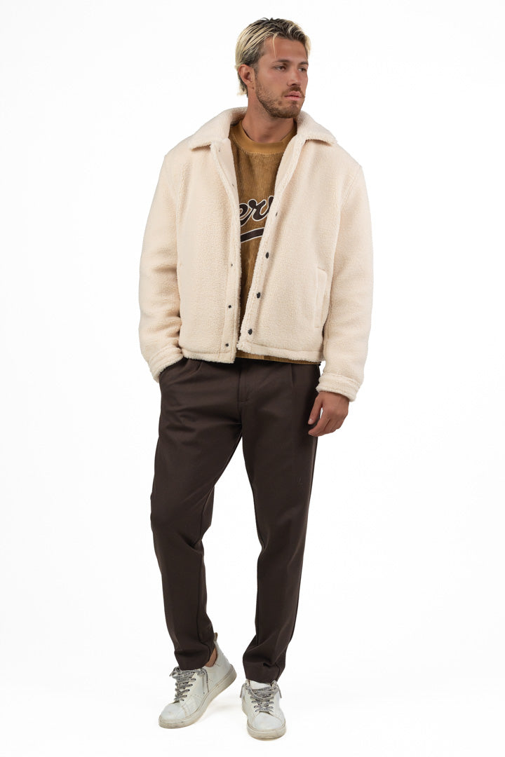 Giacca in Teddy / Eco-Montone - Over/D