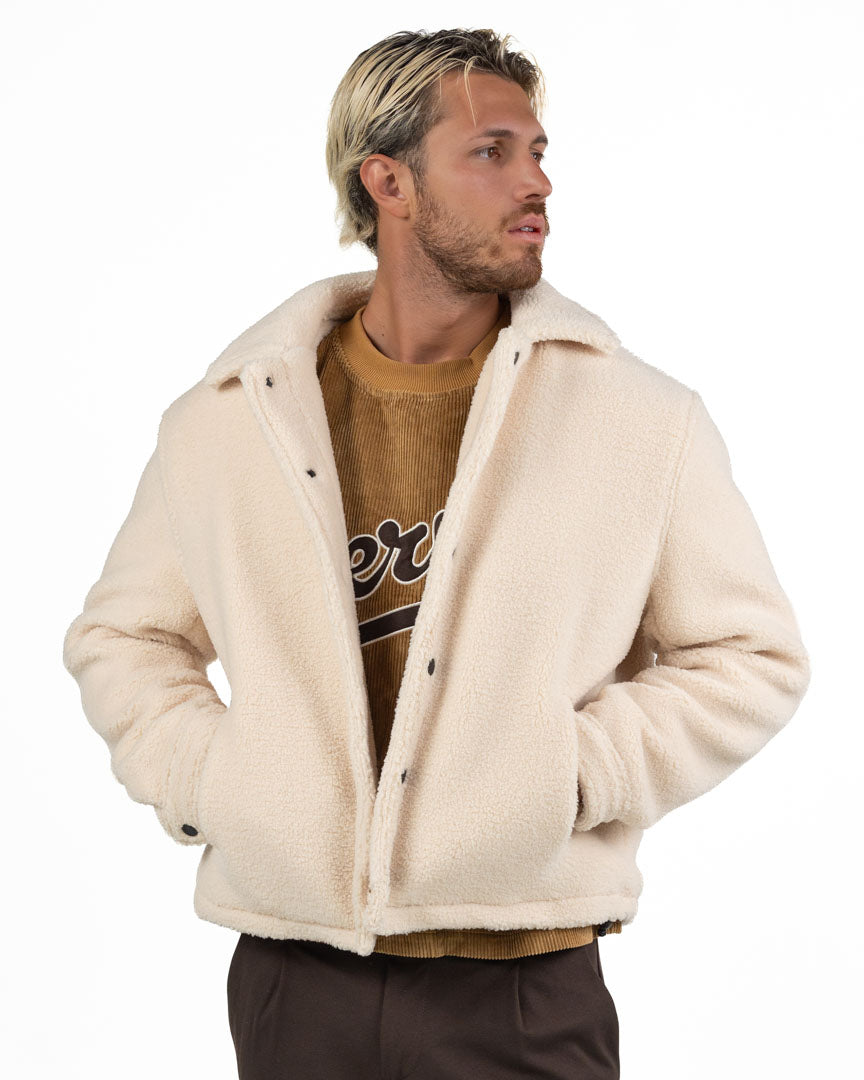 Giacca in Teddy / Eco-Montone - Over/D
