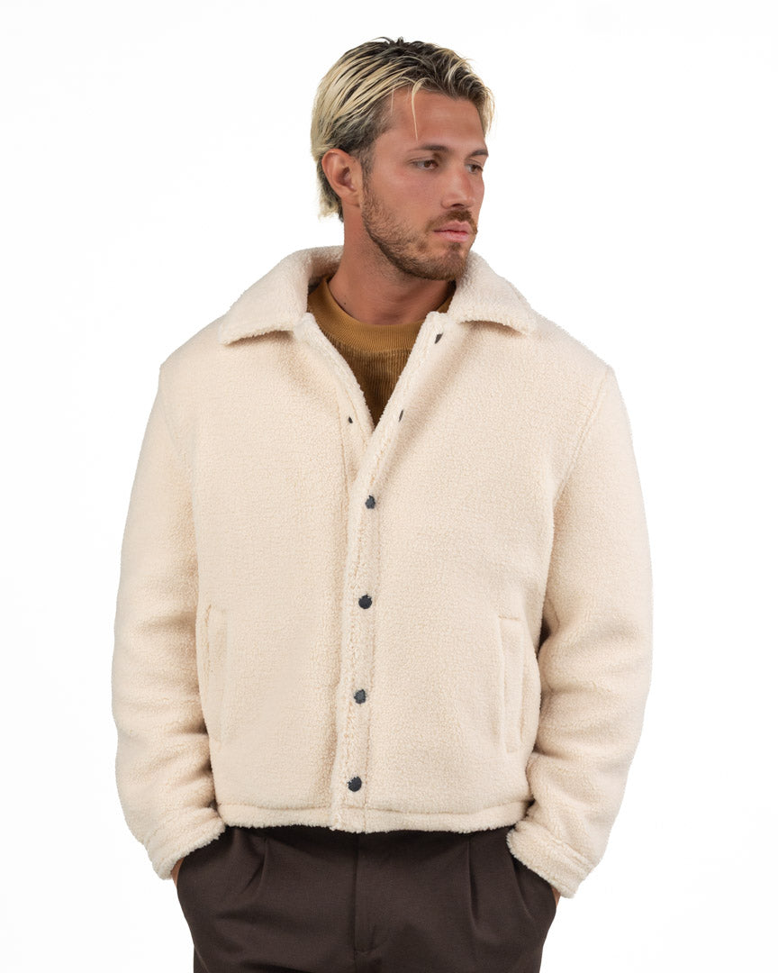 Giacca in Teddy / Eco-Montone - Over/D