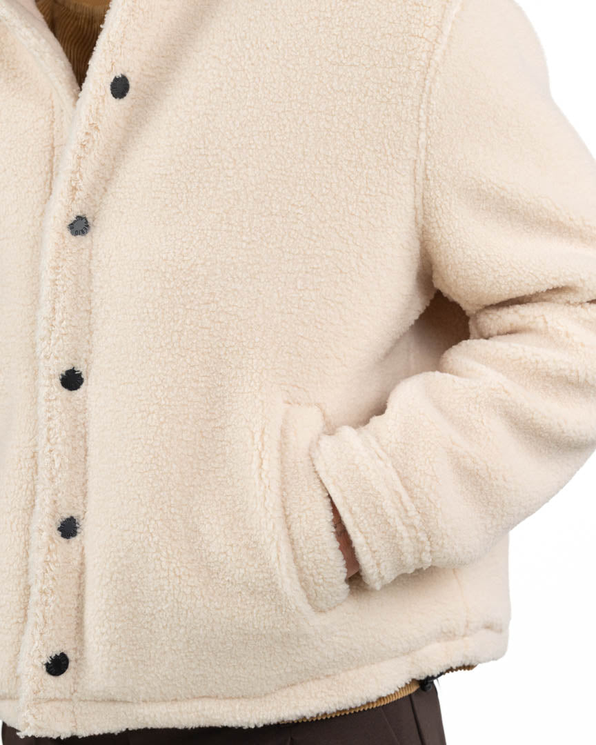 Giacca in Teddy / Eco-Montone - Over/D