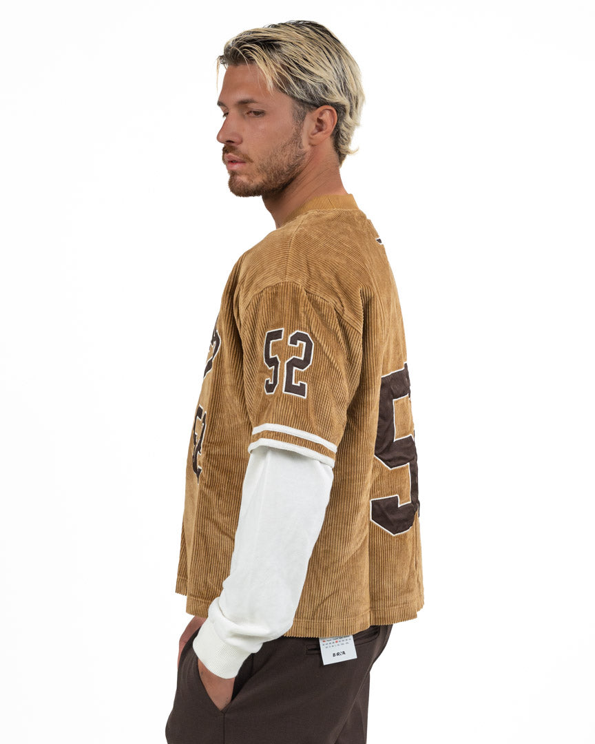 Maglia Baseball in Velluto Costa / Double Layer - Berna