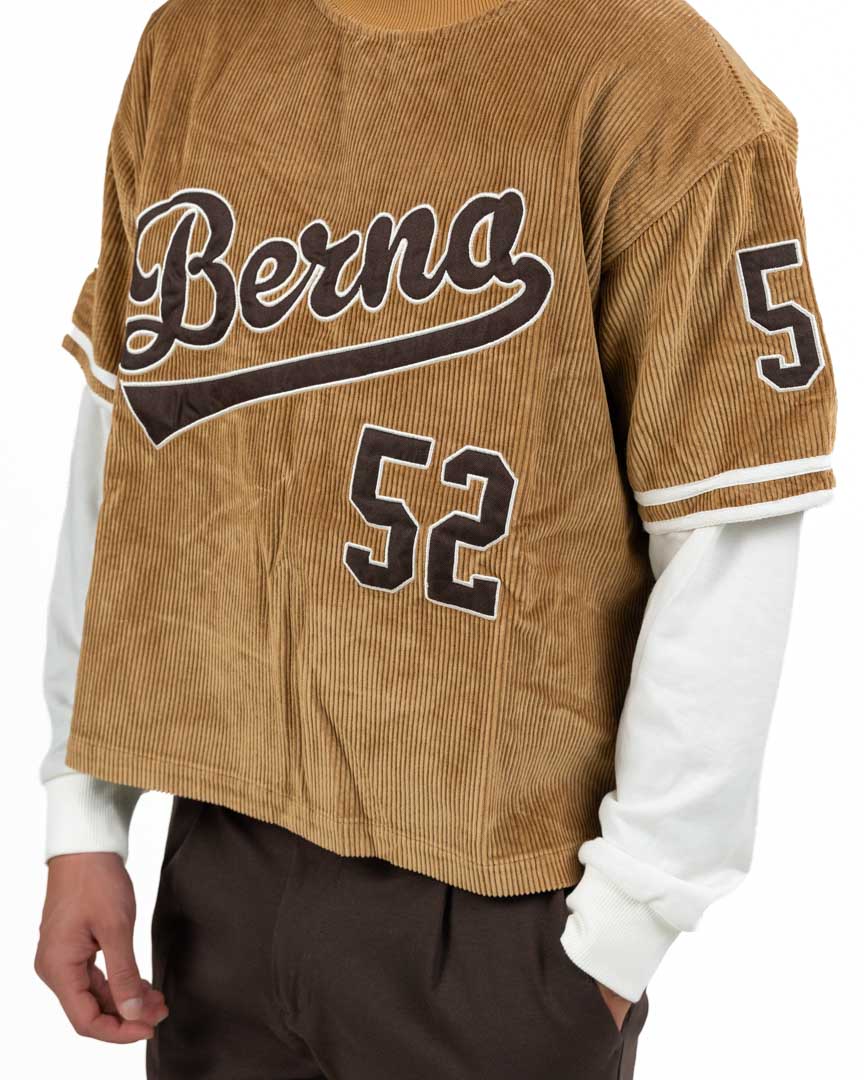 Maglia Baseball in Velluto Costa / Double Layer - Berna