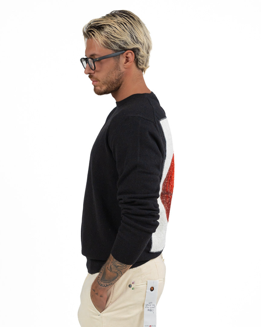 Maglione Girocollo con Stampa Back Graphic - Bastille