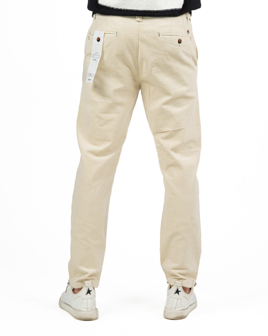 Pantaloni in velluto panna - Berna