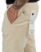 Pantaloni in velluto panna - Berna